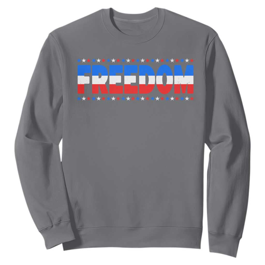 Freedom Funny 4th of July Couple Matching Sweatshirt