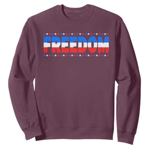 Freedom Funny 4th of July Couple Matching Sweatshirt