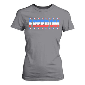 Freedom Funny 4th of July Couple Matching T Shirt For Women