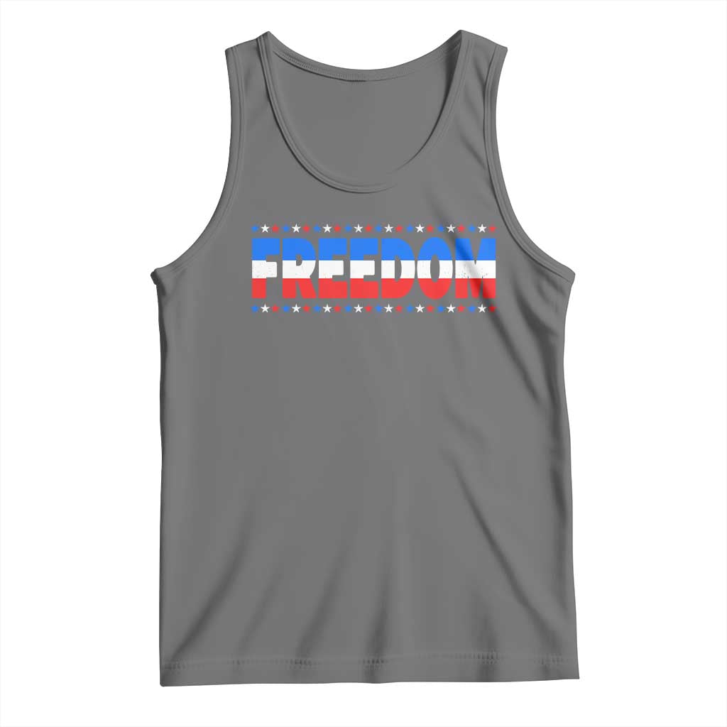 Freedom Funny 4th of July Couple Matching Tank Top