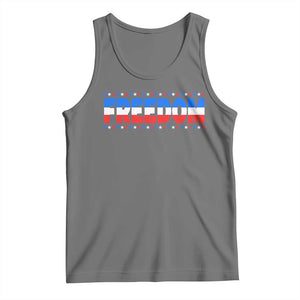 Freedom Funny 4th of July Couple Matching Tank Top