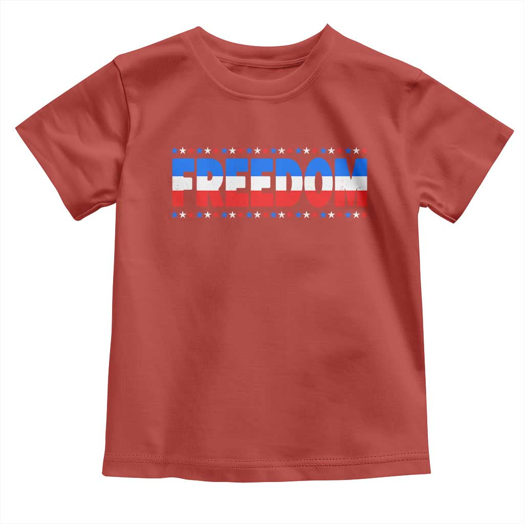 Freedom Funny 4th of July Couple Matching Toddler T Shirt