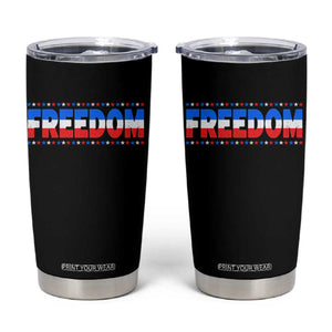 Freedom Funny 4th of July Couple Matching Tumbler Cup