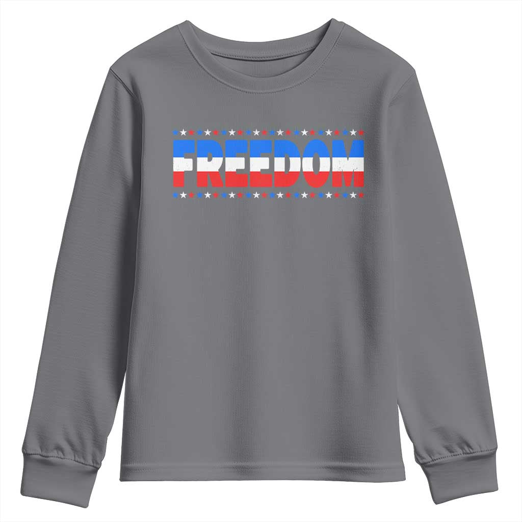 Freedom Funny 4th of July Couple Matching Youth Sweatshirt