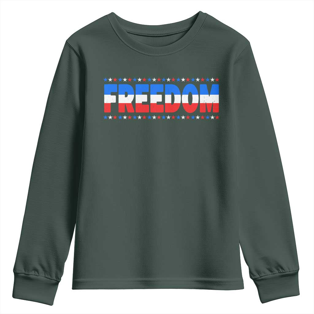 Freedom Funny 4th of July Couple Matching Youth Sweatshirt