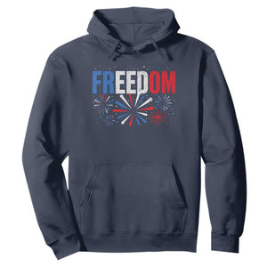 Freedom Funny 4th of July Couple Matching Hoodie US Fireworks