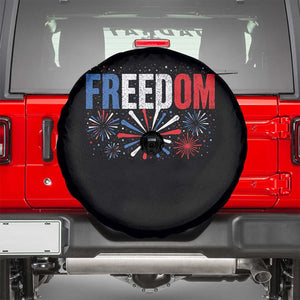 Freedom Funny 4th of July Couple Matching Spare Tire Cover US Fireworks
