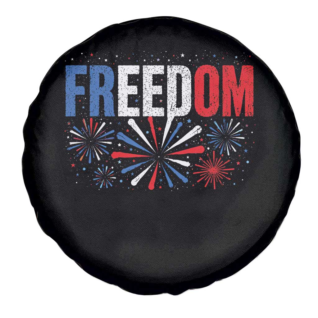 Freedom Funny 4th of July Couple Matching Spare Tire Cover US Fireworks