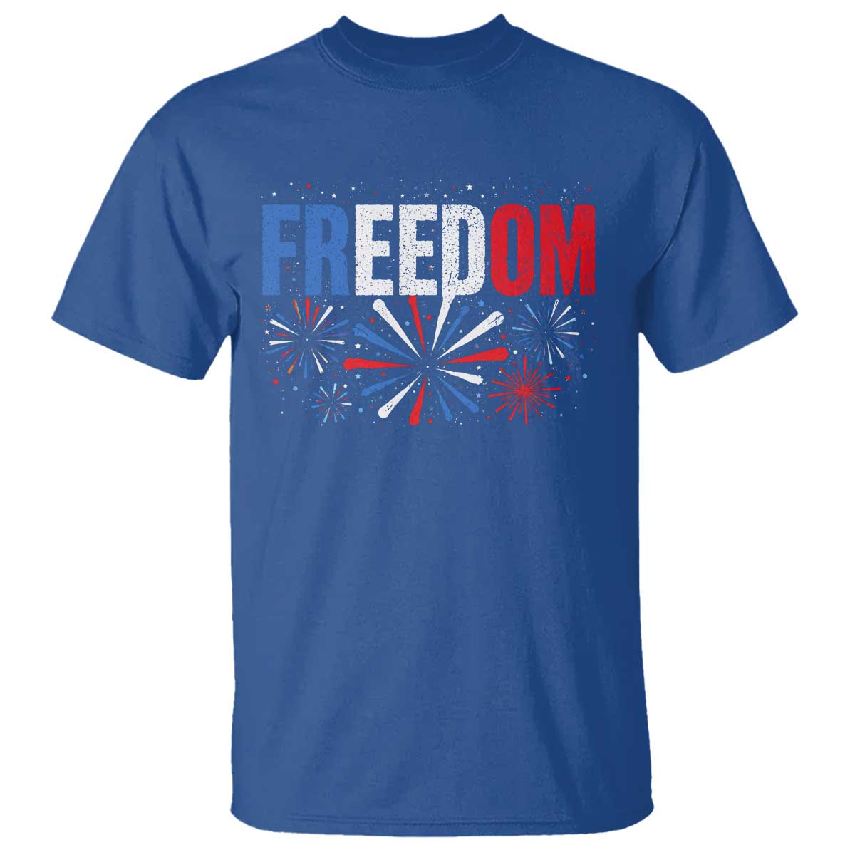 Freedom Funny 4th of July Couple Matching T Shirt US Fireworks