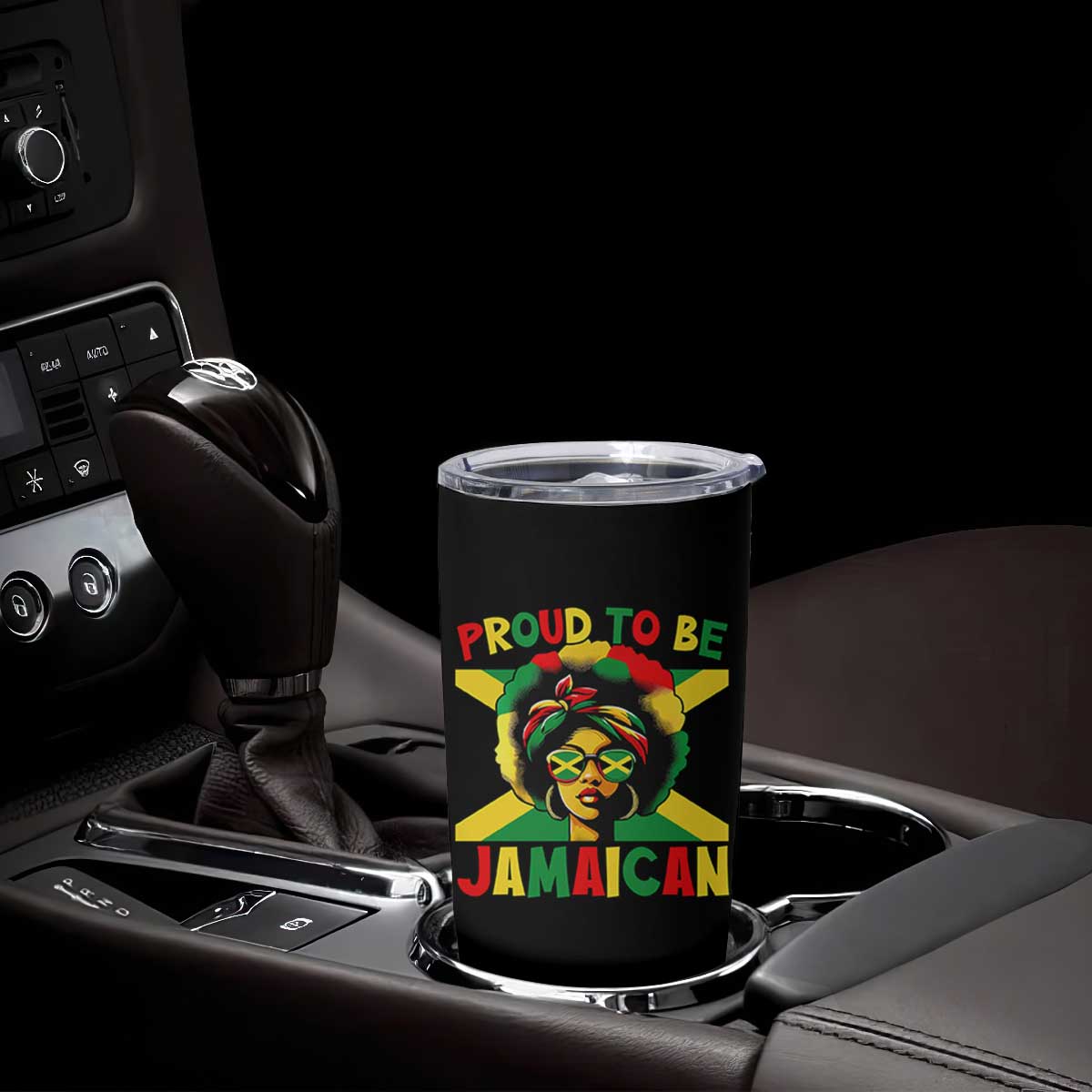 Proud To Be Jamaican Tumbler Cup Jamaica Pride Flag Girl Sunglasses TS11 Print Your Wear