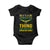 It's A Jamaican Thing Yuh Nah Guh Understand Baby Onesie Jamaica Hummingbird TS11 Black Print Your Wear