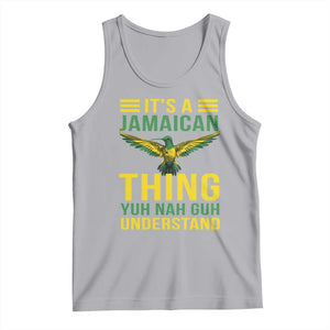 It's A Jamaican Thing Yuh Nah Guh Understand Tank Top Jamaica Hummingbird TS11 Athletic Heather Print Your Wear