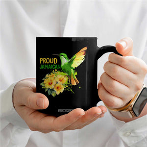 Proud Jamaican Coffee Mug Jamaica Flag Hummingbird Hibiscus TS11 Print Your Wear
