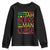 Who Jah Bless No Man Curse Youth Sweatshirt Jamaica Flag Rasta Reggae Roots TS11 Black Print Your Wear