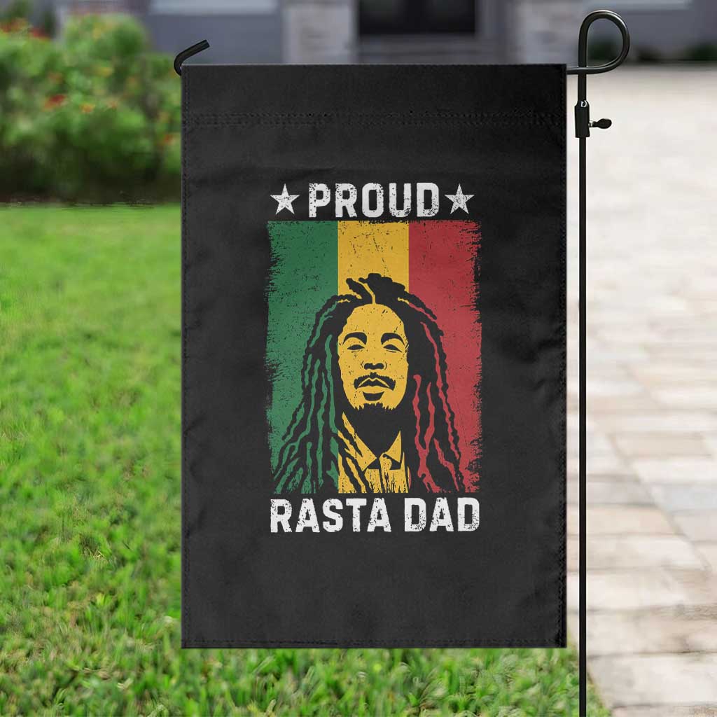 Proud Rasta Dad Garden Flag Rastafarian Jamaica Father's Day TS11 Print Your Wear