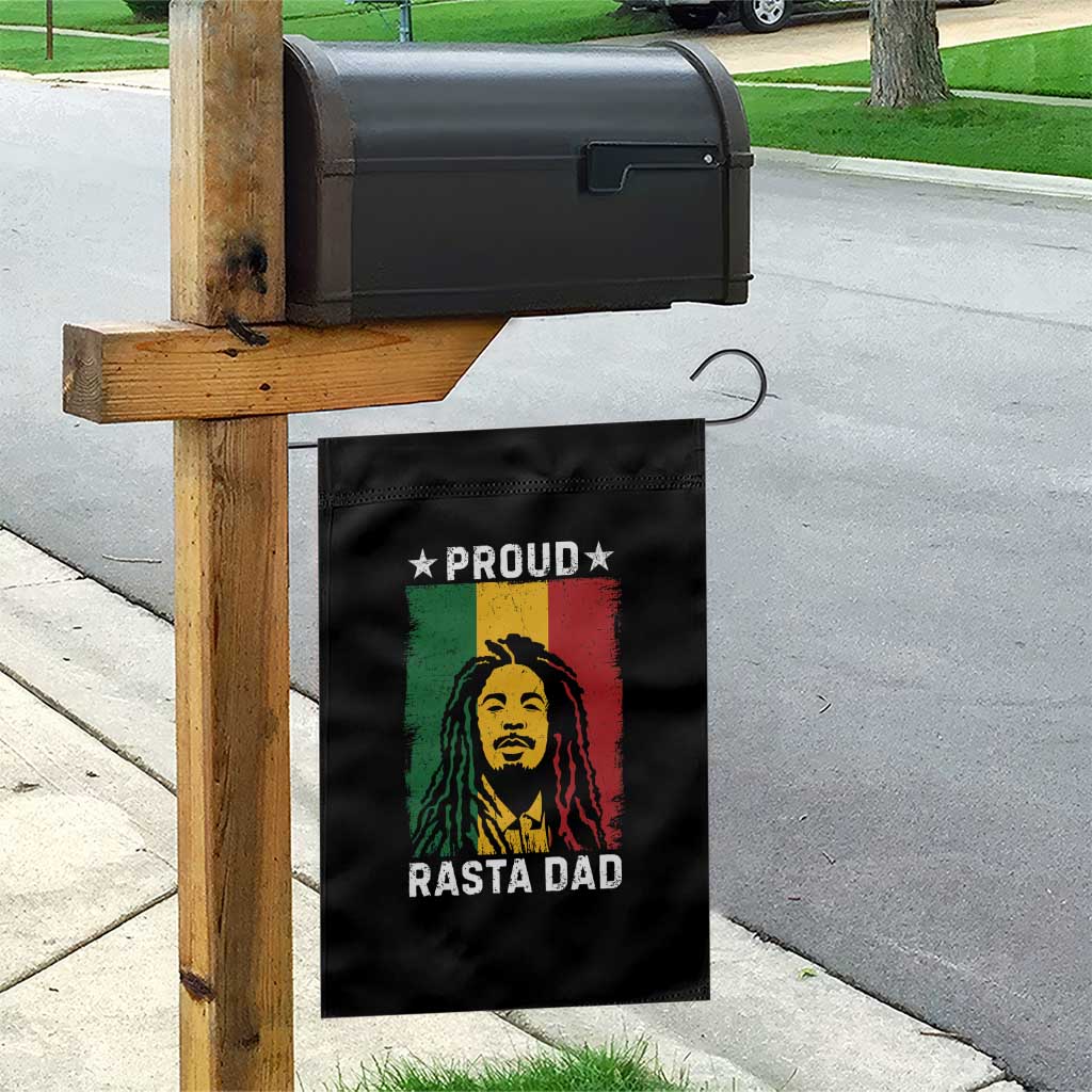 Proud Rasta Dad Garden Flag Rastafarian Jamaica Father's Day TS11 Print Your Wear