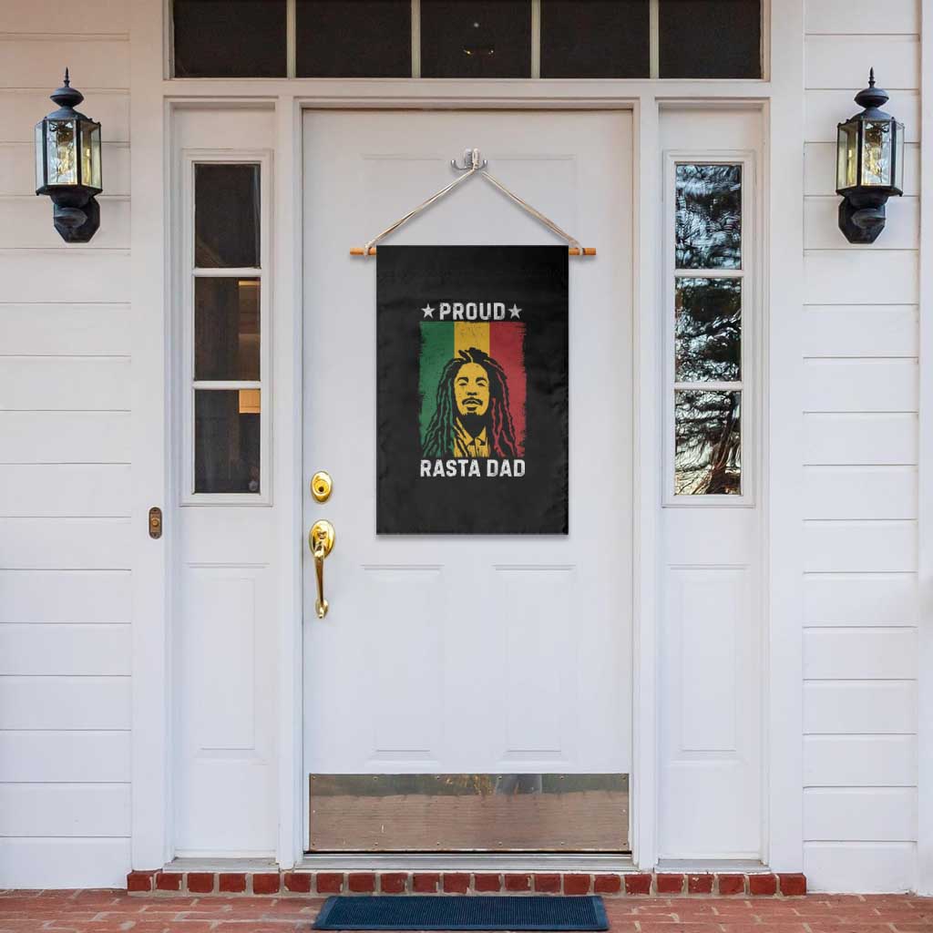 Proud Rasta Dad Garden Flag Rastafarian Jamaica Father's Day TS11 Print Your Wear