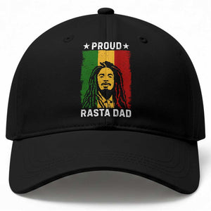 Proud Rasta Dad Baseball Cap Rastafarian Jamaica Father's Day TS11 Print Your Wear