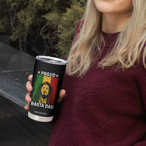 Proud Rasta Dad Tumbler Cup Rastafarian Jamaica Father's Day TS11 Print Your Wear