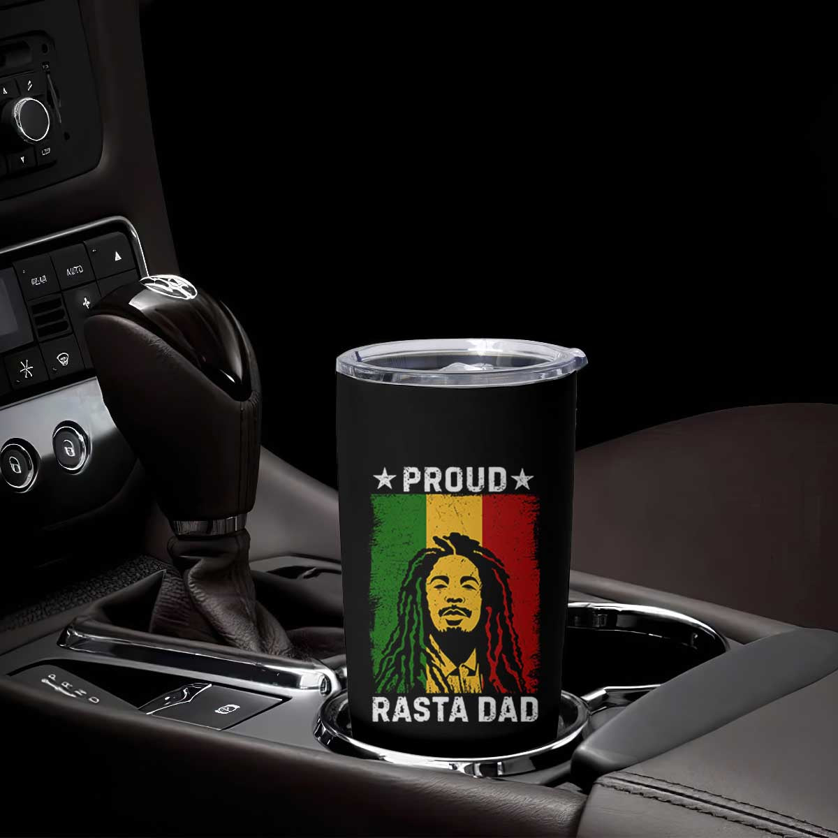 Proud Rasta Dad Tumbler Cup Rastafarian Jamaica Father's Day TS11 Print Your Wear
