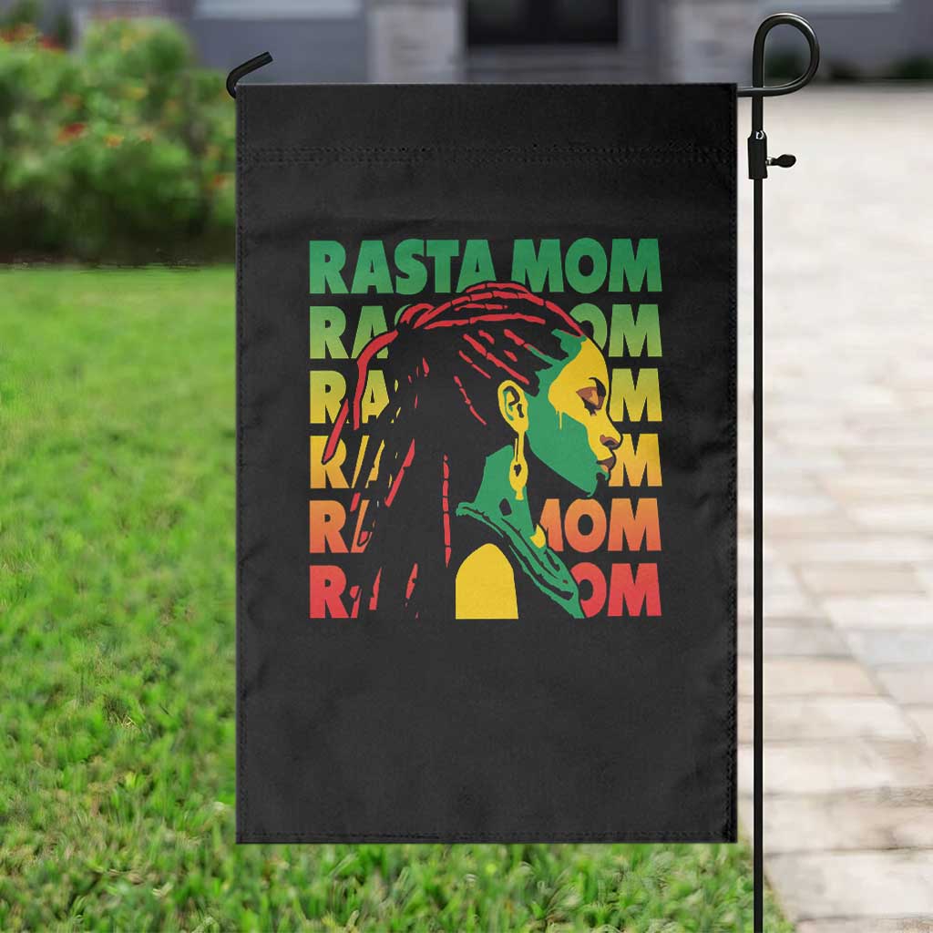 Rasta Mom Garden Flag Jamaican Black Girls Flag Dreadlocks TS11 Print Your Wear