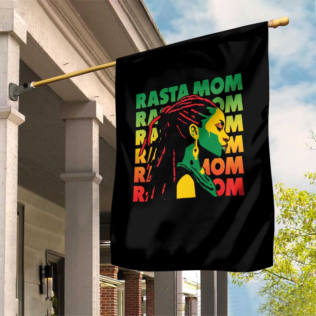Rasta Mom Garden Flag Jamaican Black Girls Flag Dreadlocks TS11 Print Your Wear