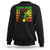 Rasta Mom Sweatshirt Jamaican Black Girls Flag Dreadlocks TS11 Black Print Your Wear