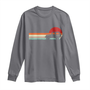 Off Road QUAD ATV Car Vintage Retro Sunset Long Sleeve Shirt TS11 Charcoal Print Your Wear