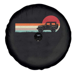 Off Road QUAD ATV Car Vintage Retro Sunset Spare Tire Cover TS11 Print Your Wear
