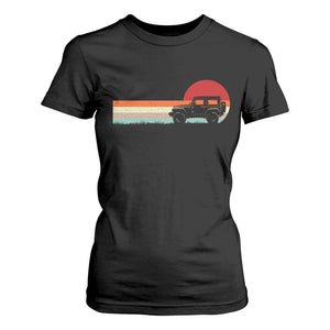 Off Road QUAD ATV Car Vintage Retro Sunset T Shirt For Women TS11 Black Print Your Wear
