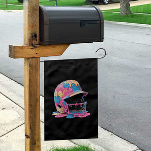 Funny Baseball Helmet Ice Cream Baseball Drip Garden Flag TS11 Print Your Wear