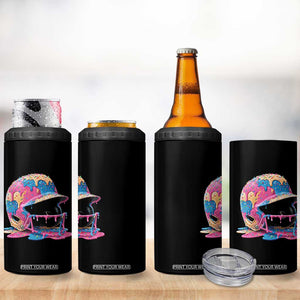 Funny Baseball Helmet Ice Cream Baseball Drip 4 in 1 Can Cooler Tumbler TS11 Print Your Wear
