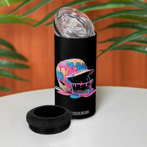 Funny Baseball Helmet Ice Cream Baseball Drip 4 in 1 Can Cooler Tumbler TS11 Print Your Wear