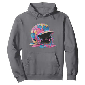 Funny Baseball Helmet Ice Cream Baseball Drip Hoodie TS11 Charcoal Print Your Wear