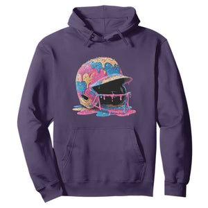 Funny Baseball Helmet Ice Cream Baseball Drip Hoodie TS11 Purple Print Your Wear