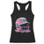 Funny Baseball Helmet Ice Cream Baseball Drip Racerback Tank Top TS11 Black Print Your Wear