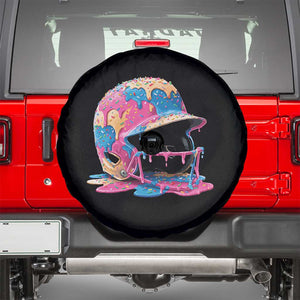 Funny Baseball Helmet Ice Cream Baseball Drip Spare Tire Cover TS11 Black Print Your Wear