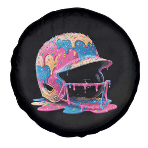 Funny Baseball Helmet Ice Cream Baseball Drip Spare Tire Cover TS11 Print Your Wear