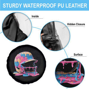 Funny Baseball Helmet Ice Cream Baseball Drip Spare Tire Cover TS11 Print Your Wear
