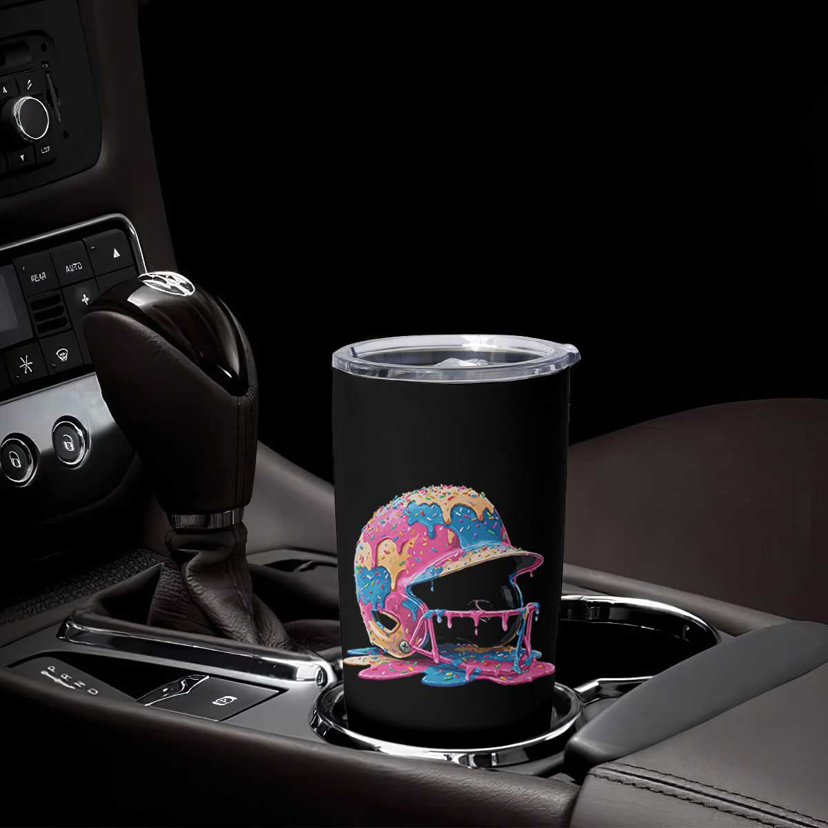 Funny Baseball Helmet Ice Cream Baseball Drip Tumbler Cup TS11 Print Your Wear