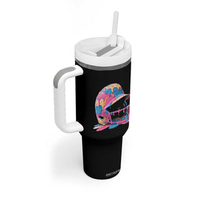 Funny Baseball Helmet Ice Cream Baseball Drip Tumbler With Handle TS11 Print Your Wear