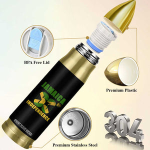 Jamaica 63rd Independence Bullet Tumbler Jamaican Pride TS11 Print Your Wear