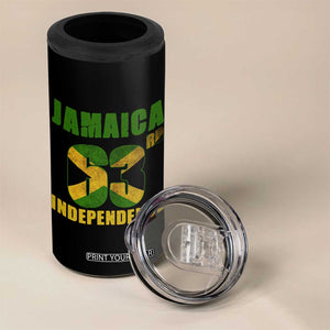 Jamaica 63rd Independence 4 in 1 Can Cooler Tumbler Jamaican Pride TS11 Print Your Wear