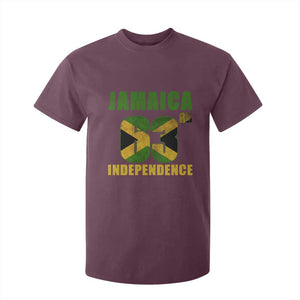 Jamaica 63rd Independence T Shirt For Kid Jamaican Pride TS11 Maroon Print Your Wear