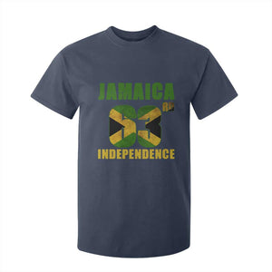 Jamaica 63rd Independence T Shirt For Kid Jamaican Pride TS11 Navy Print Your Wear