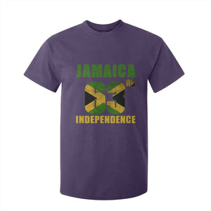 Jamaica 63rd Independence T Shirt For Kid Jamaican Pride TS11 Purple Print Your Wear