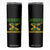 Jamaica 63rd Independence Skinny Tumbler Jamaican Pride TS11 Black Print Your Wear