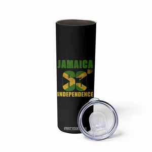 Jamaica 63rd Independence Skinny Tumbler Jamaican Pride TS11 Print Your Wear