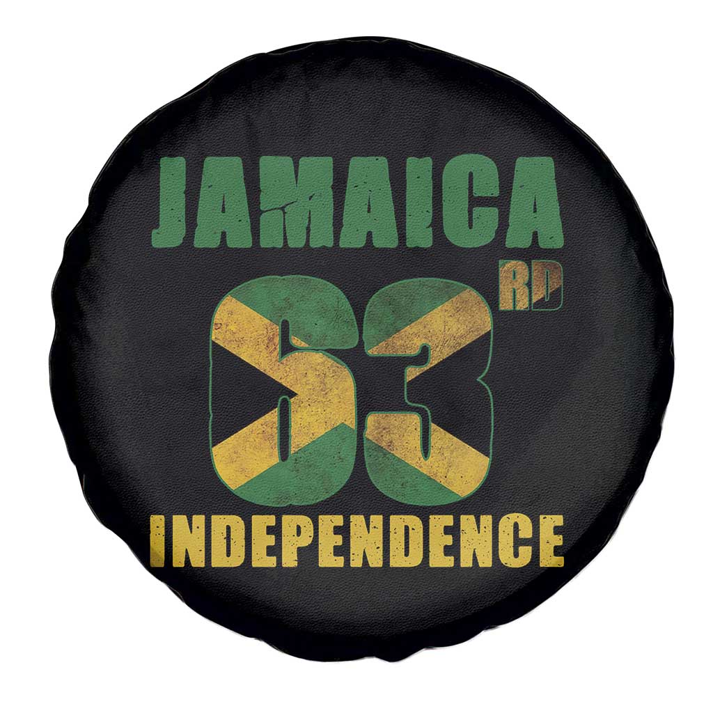 Jamaica 63rd Independence Spare Tire Cover Jamaican Pride TS11 Print Your Wear