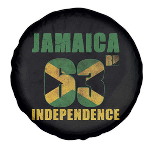 Jamaica 63rd Independence Spare Tire Cover Jamaican Pride TS11 Print Your Wear